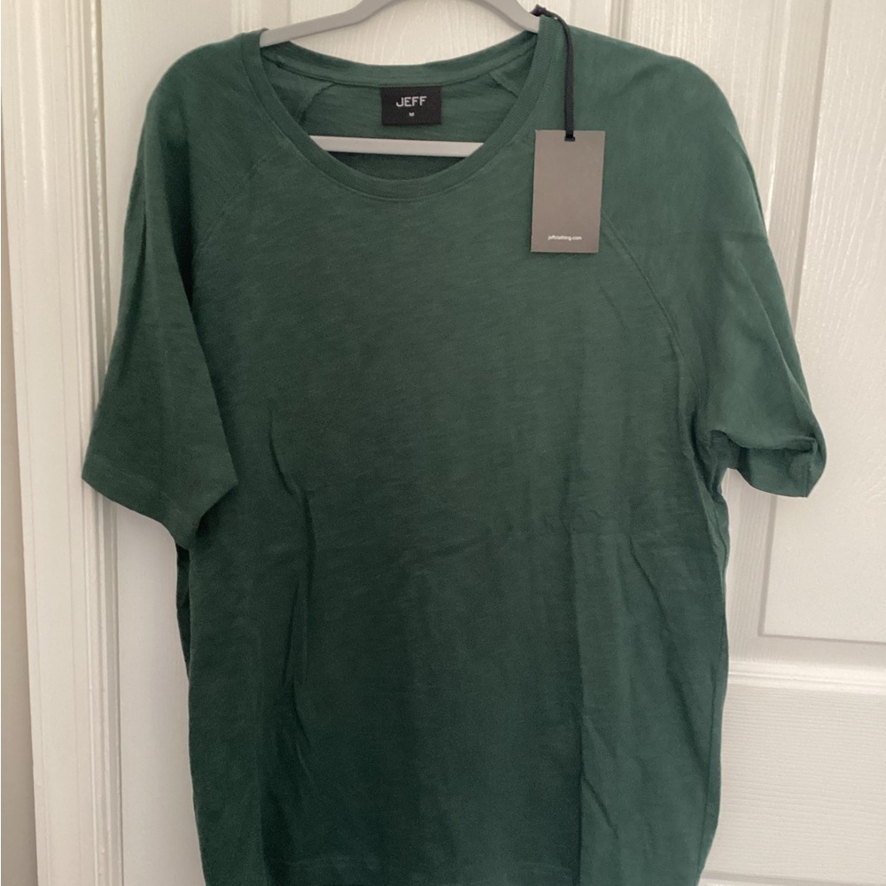 Men's Green Crew Neck Tee